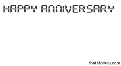 Ghostmachineextended font – happy Anniversary Fonts